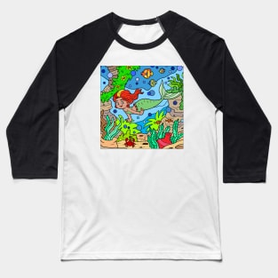 Mermaids 12 (Style:1) Baseball T-Shirt